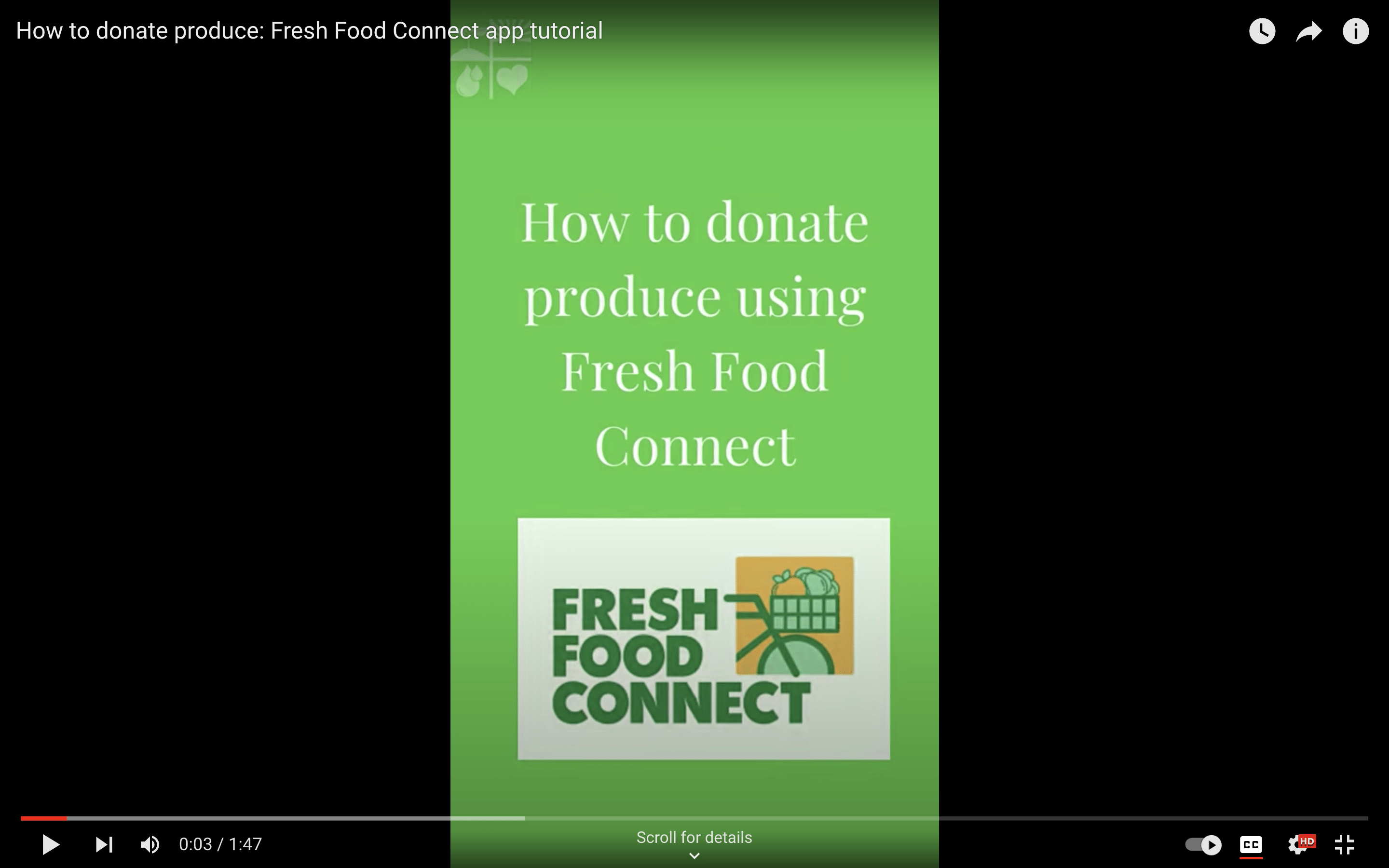 How to donate produce: Fresh Food Connect app tutorial